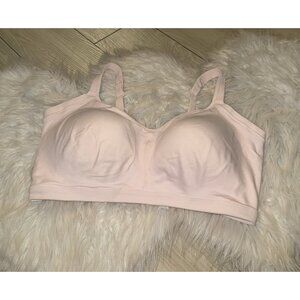 Warners RM3911A Blissful Benefits Underarm Smoothing Bra WF Womens 2XL XXL Pink